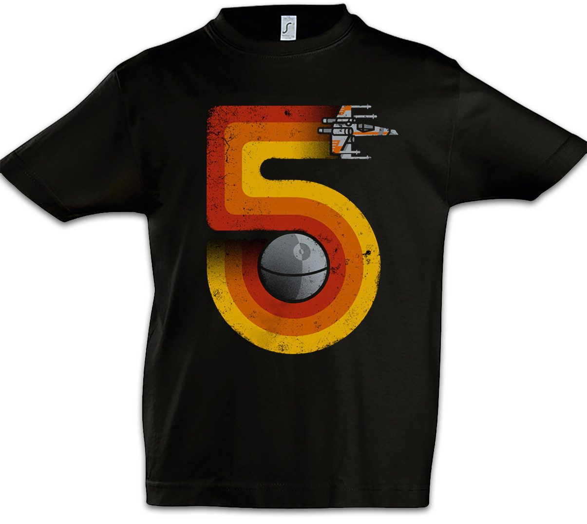Print-Shirt Red Five 5 II Kinder T-Shirt Luke Star Alliance Rebellen Sci-Fi