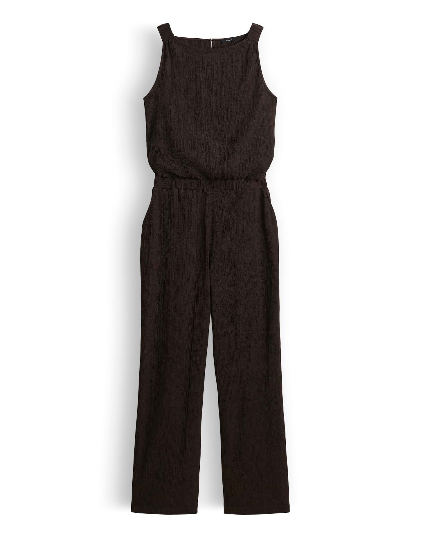 OPUS Jumpsuit Mefiza sun aus Jersey mit Crinkle Effekt Mit Eingrifftaschen für praktische Alltagslooks