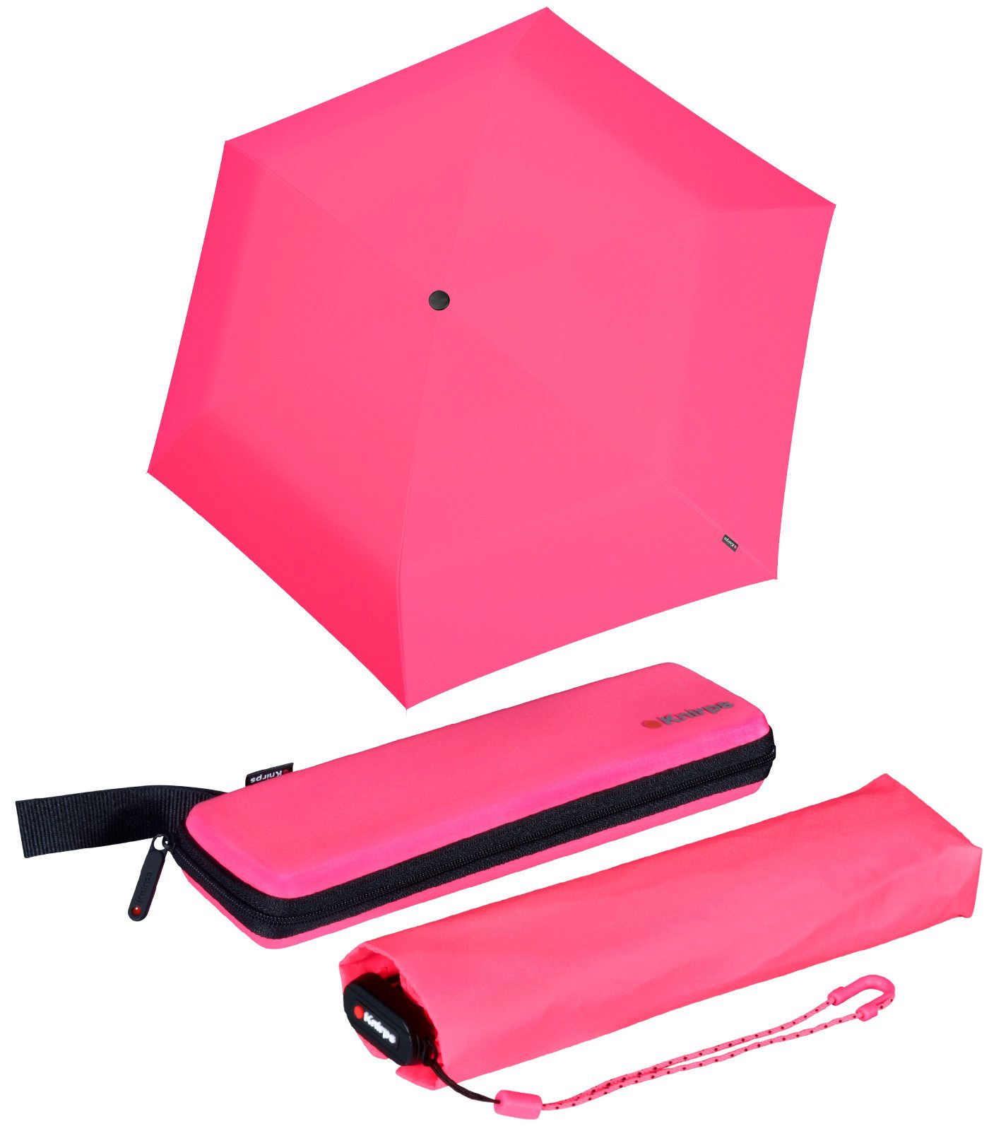 Knirps® Taschenregenschirm US.050 Ultra Light Slim Manual im stabilen Etui, extrem leicht und super kompakt