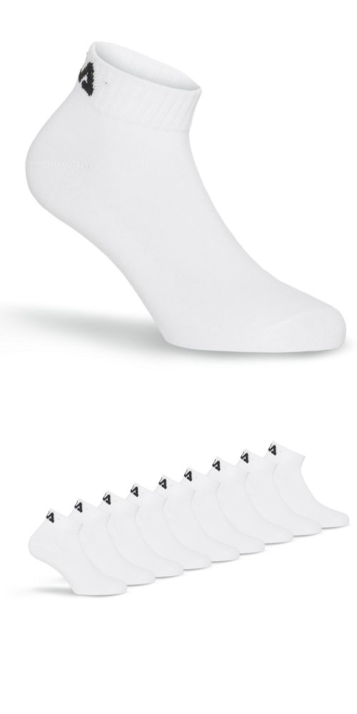 Fila Kurzsocken UNISEX QUARTER PLAIN SOCKS (9-Paar) mit klassischem Logo günstig online kaufen