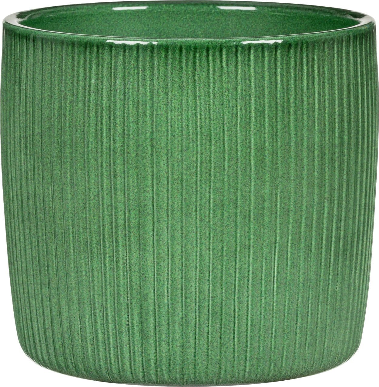Scheurich Blumentopf Scheurich Übertopf grün 13,5 x 13,5 cm Keramik