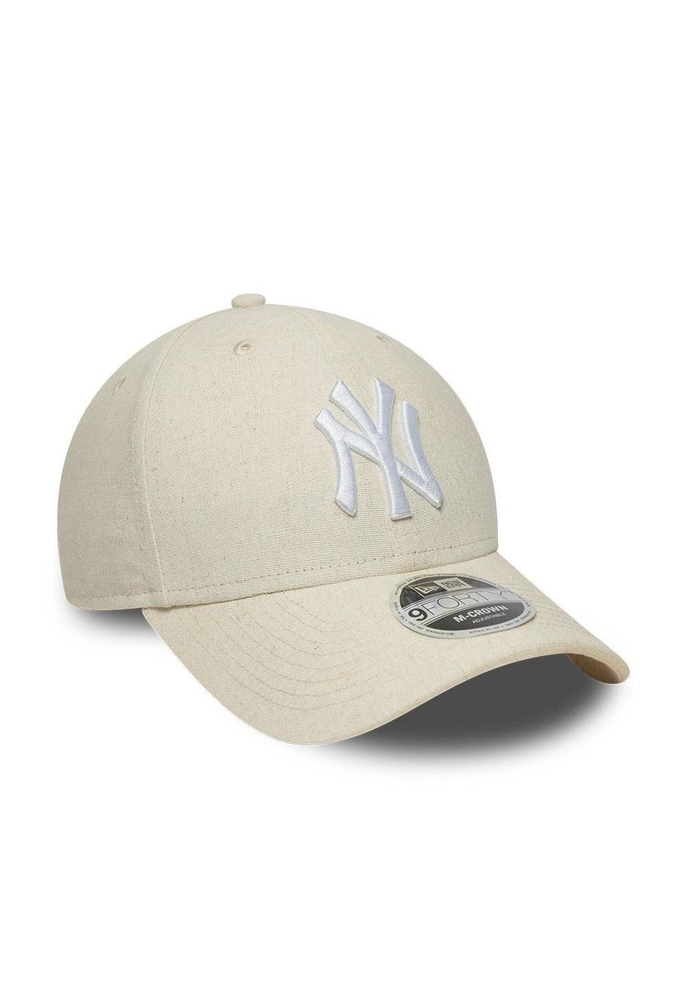 New Era Baseball Cap New York Yankees New Era MLB Linen 9Forty M-Crown Cap Beige (1-St)