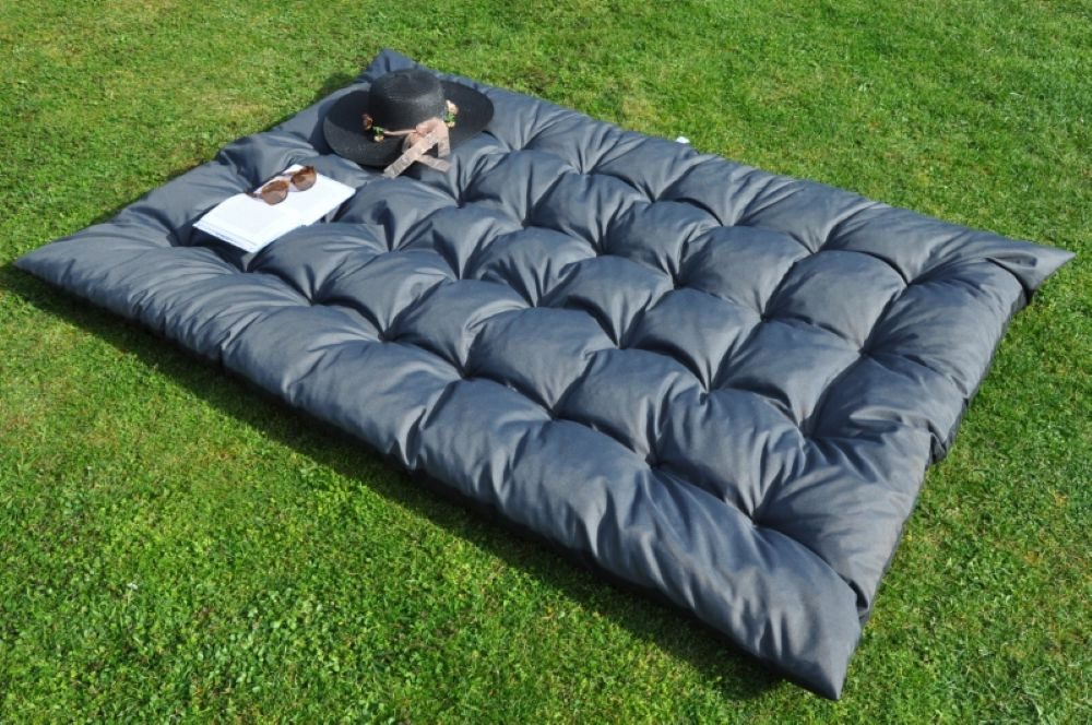 Rattani Sitzkissen Gartenmatraze Maxi 180x115 cm Gartenkissen, Outdoor Maxi Garten Kissen – Bild 2 von 2