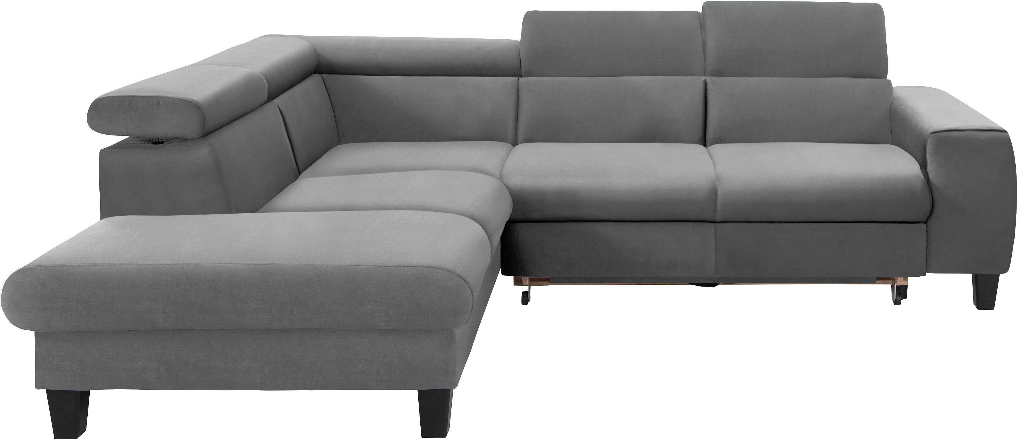 COTTA Ecksofa Morven L-Form mit Kopfteilverstellung, günstig online kaufen