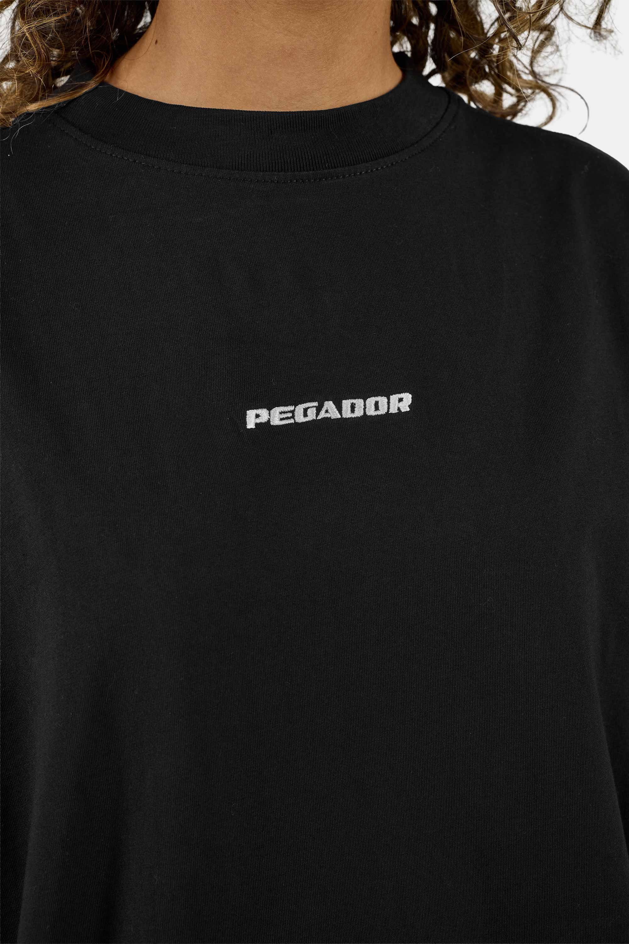 PEGADOR T-Shirt Bracy Heavy Oversized Tee Baumwolle, oversize – Bild 5 von 5