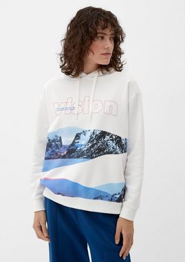 s.Oliver Sweatshirt Kapuzenpullover mit Frontprint