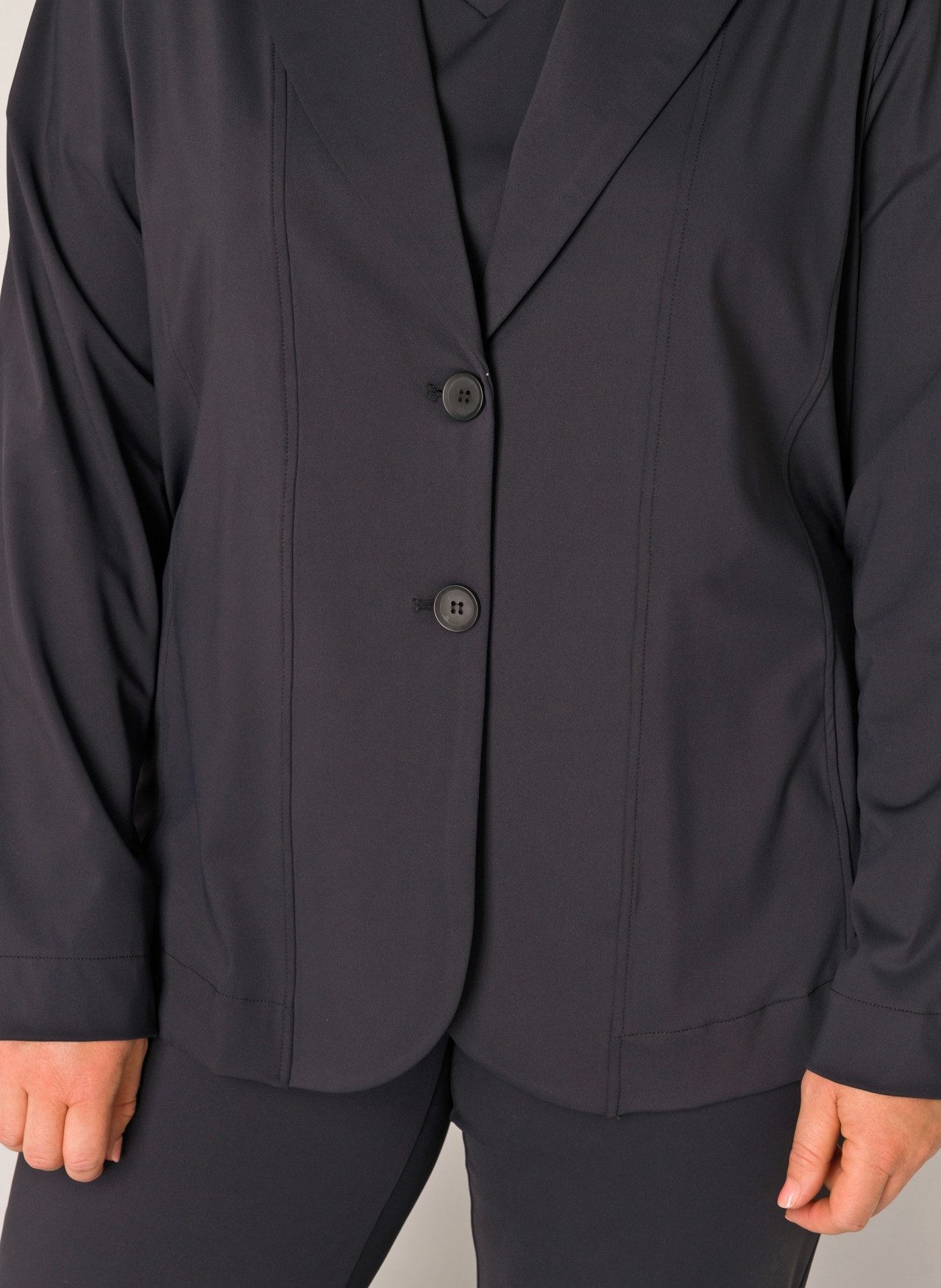Base Level Curvy Jackenblazer Leah mit Reverskragen und Stretch