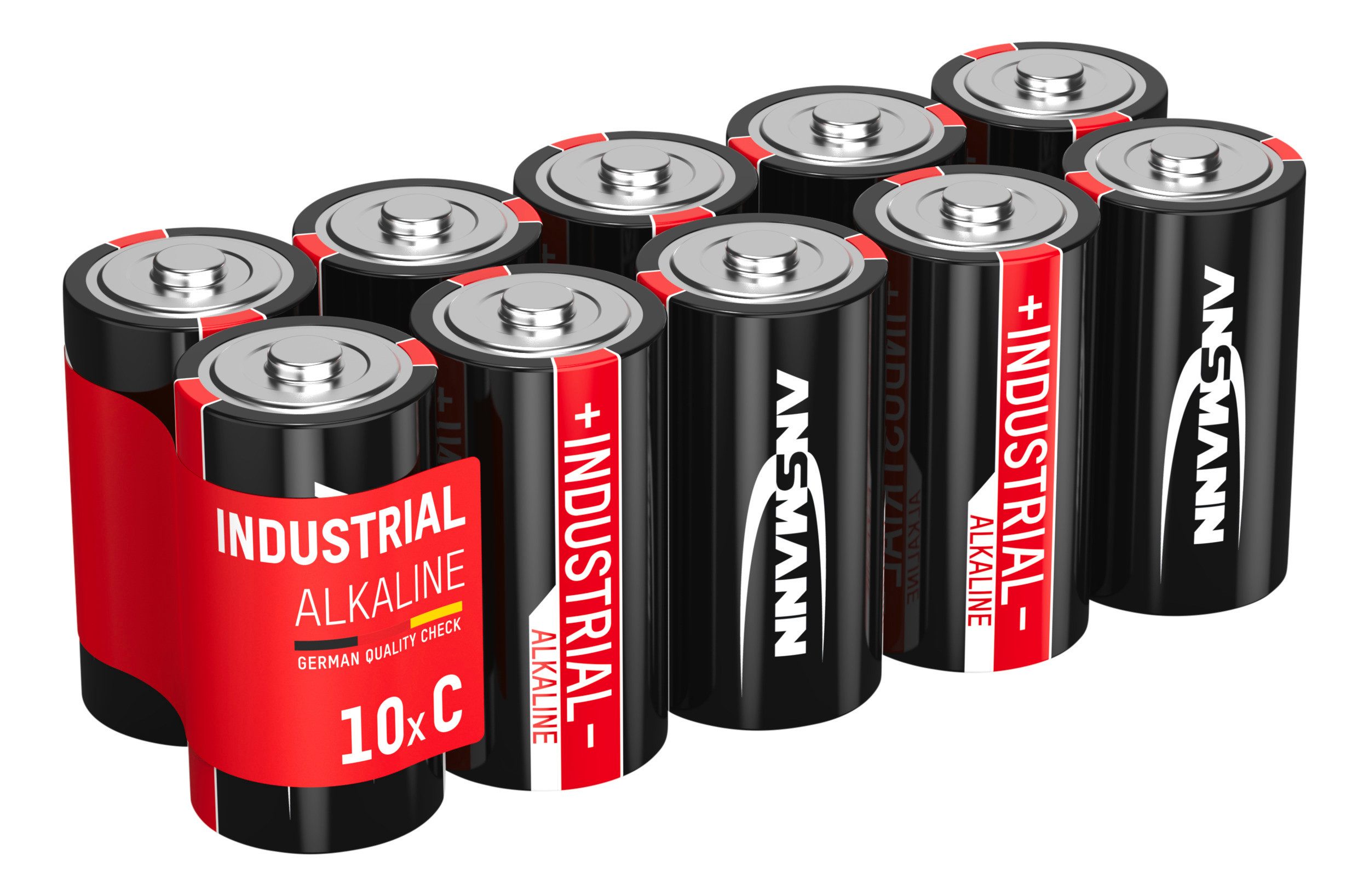 10x Industrial Batterie Baby C 1,5V - LR14 Alkaline (10 Stück) Batterie