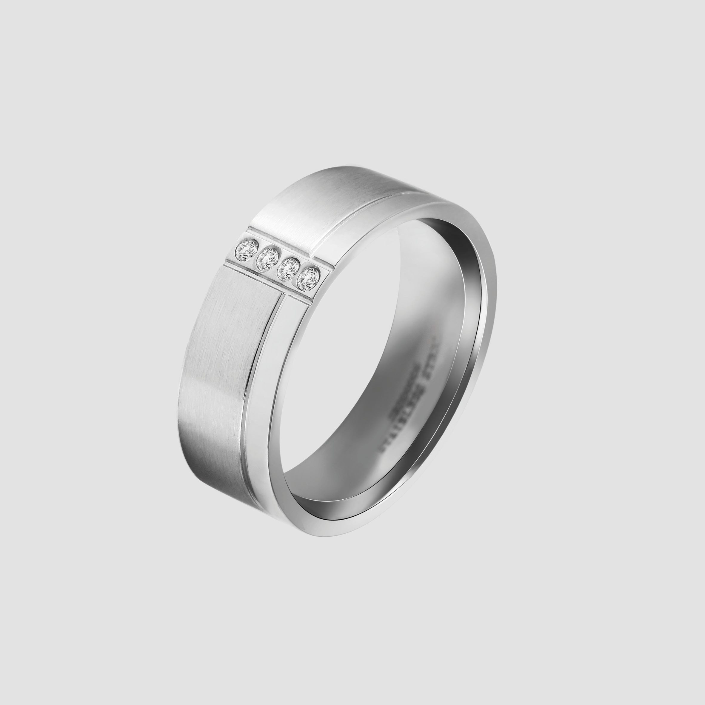 Adelia´s Fingerring Damen Ring aus Edelstahl mit Strass Steinchen günstig online kaufen