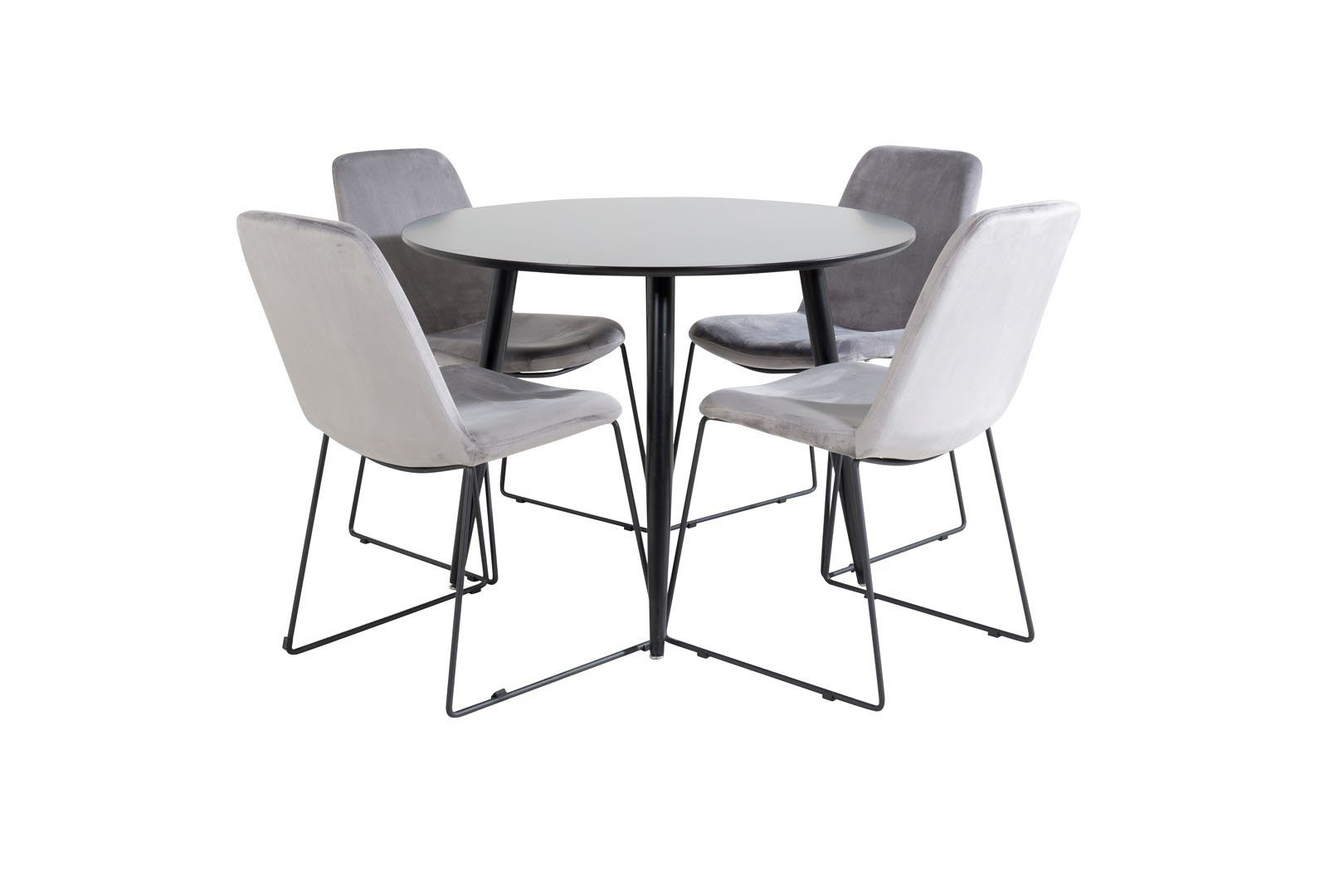 ebuy24 Essgruppe PlazaBLBL100 Essgruppe Esstisch schwarz und 4 Muce, (5-tlg). Reduzierter Preis € 734,95. Unverbindliche Preisempfehlung € 979,95