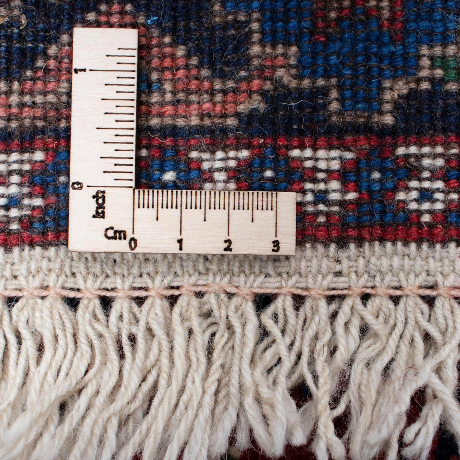 Yalameh Marrone mm, x Handgeknüpft cm, rechteckig, Höhe: 100 Wollteppich morgenland, 10 145 Felder