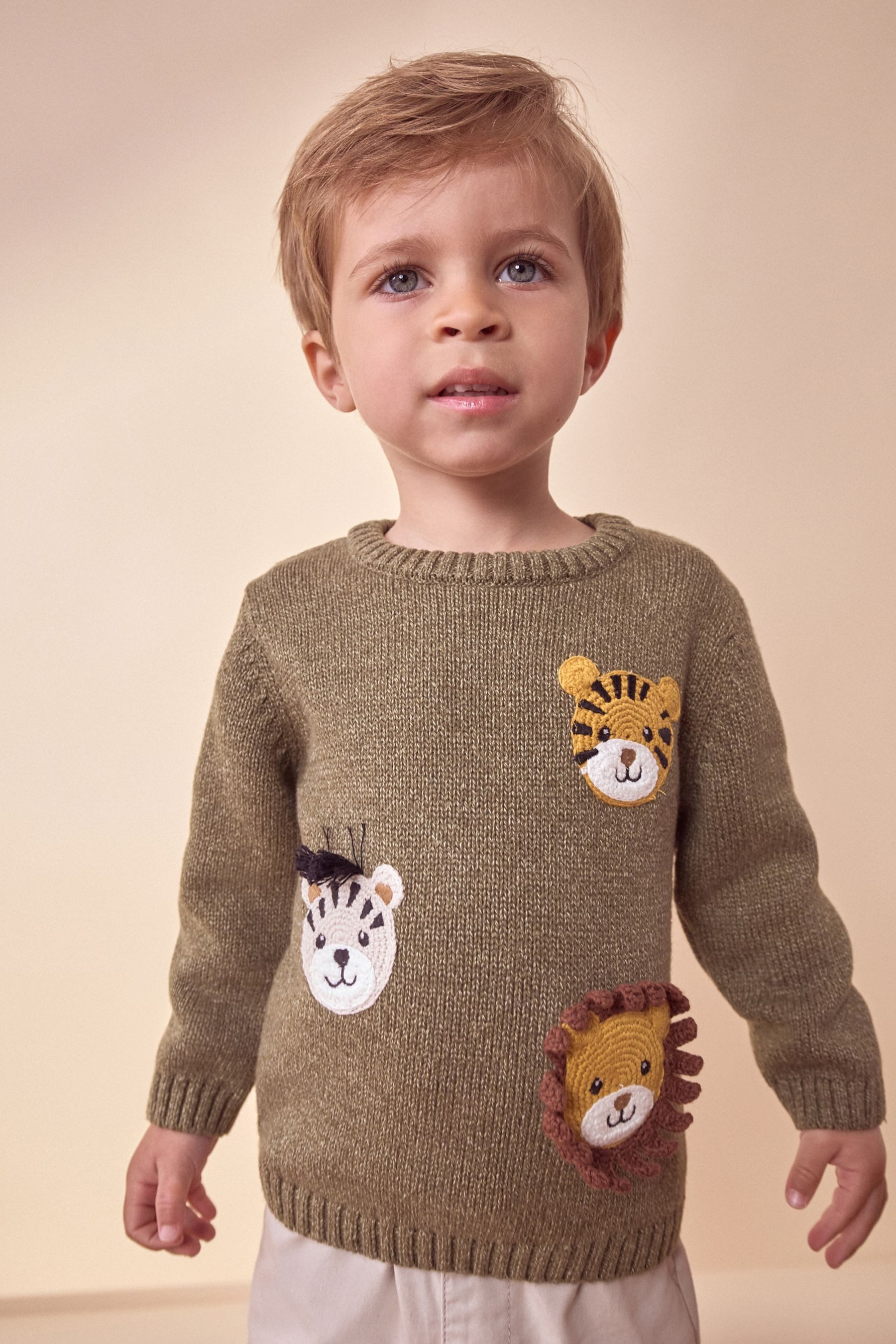 Next Rundhalspullover Strickpullover mit Rundhalsausschnitt (1-tlg)