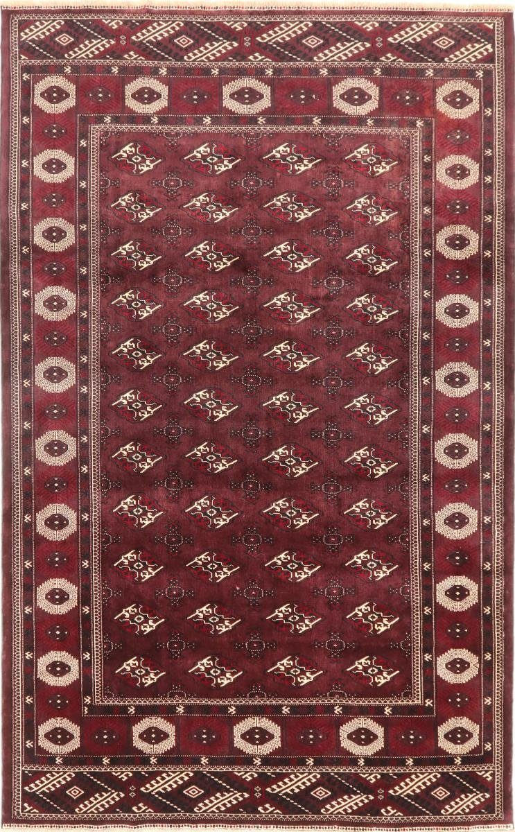 Orientteppich Turkaman 233x383 Handgeknüpfter Orientteppich / Perserteppich, Nain Trading, rechteckig, Höhe: 6 mm