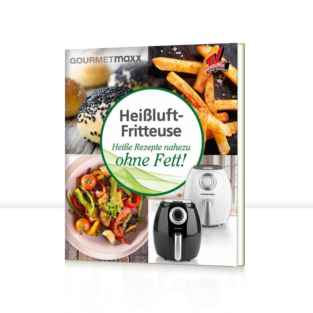 GOURMETmaxx Notizbuch 70 Rezepten für Heißluft-Fritteuse