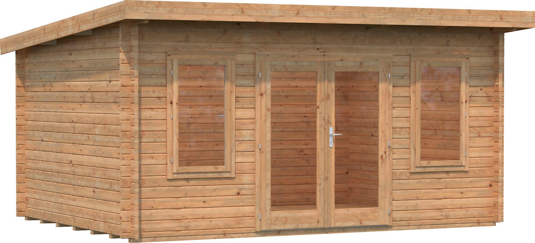 Palmako Gartenhaus Lisa, BxT: 494x394 cm, (Set), 14,2 m², mit Fußboden im Gartenhaus