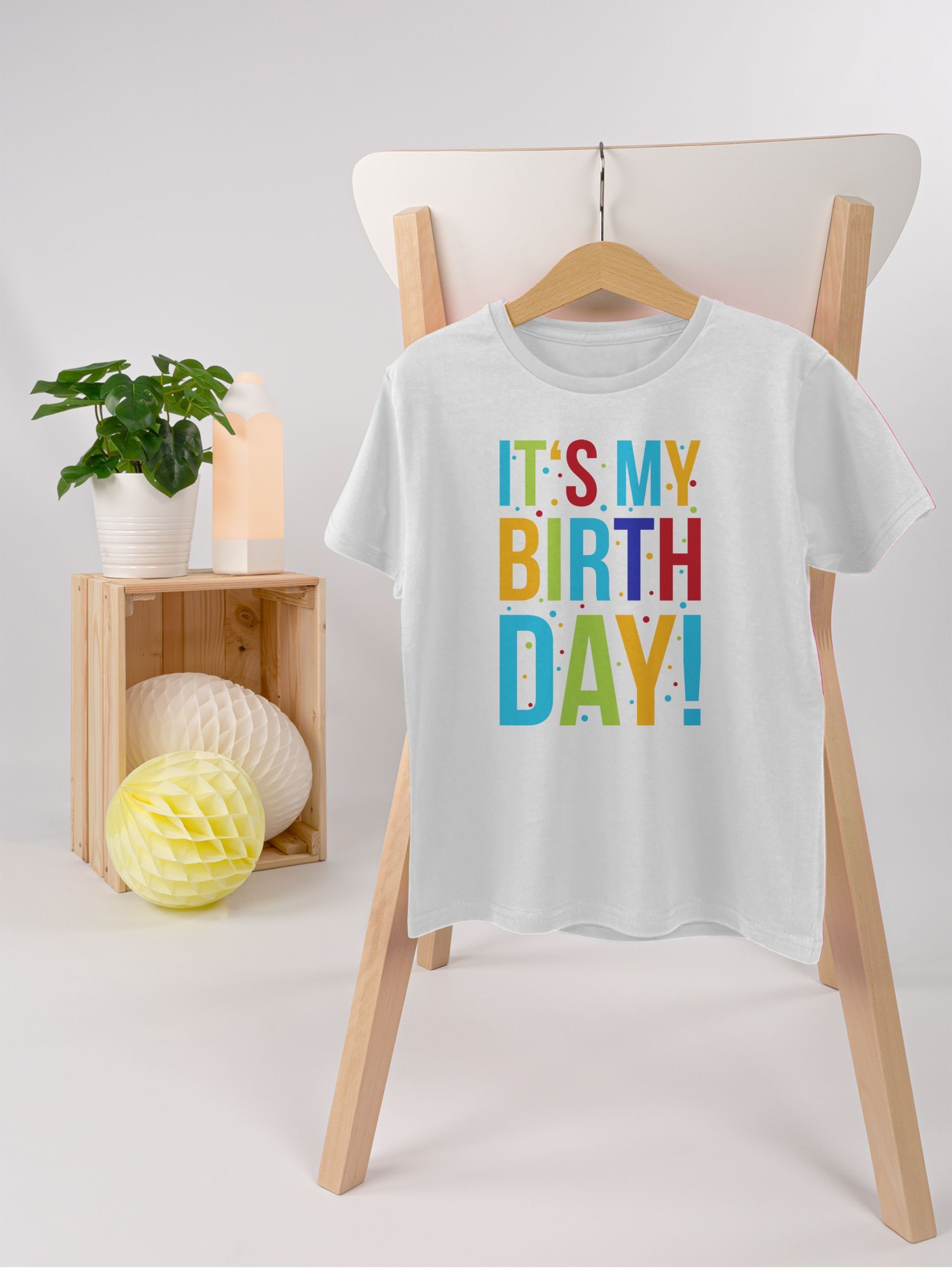T-Shirt my Shirtracer It's 1 Weiß Birthday! Kinder Geschenk Geburtstag