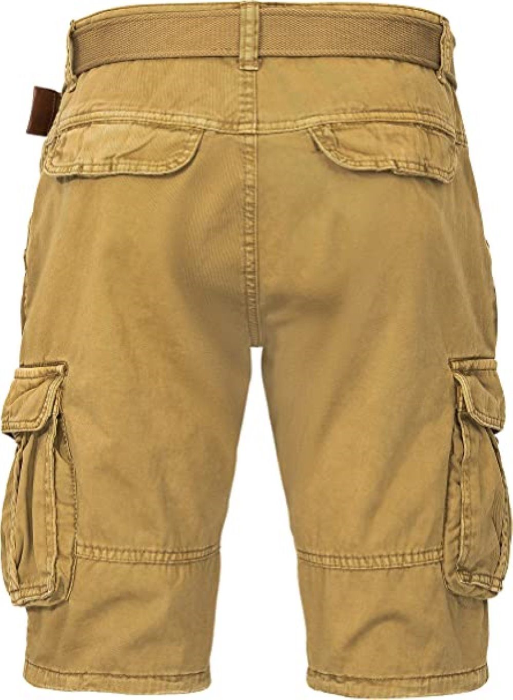 Indicode Cargoshorts Kjeld Herrencargoshorts mit 6 Taschen