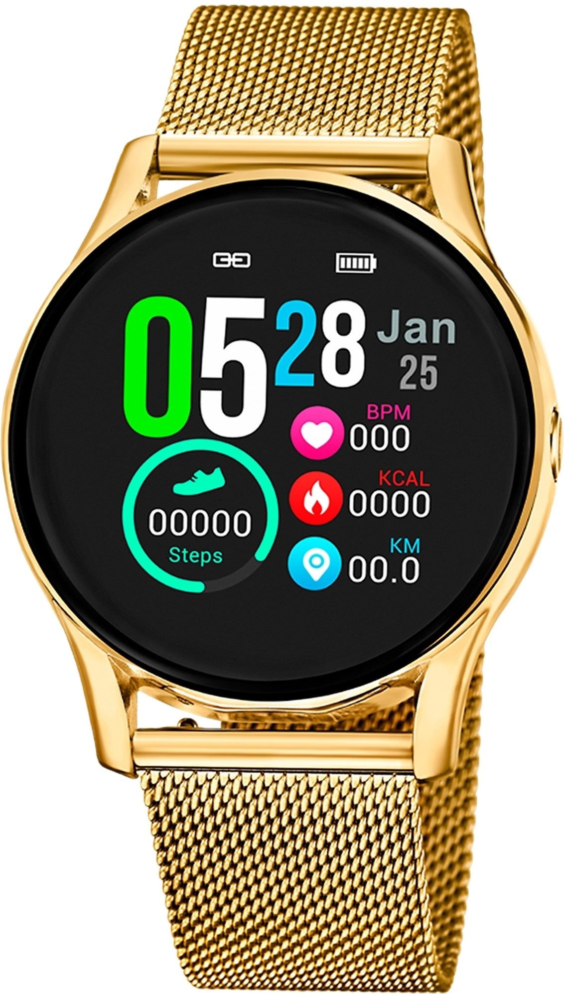 Lotus Multifunktionsuhr Lotus Damenuhr Edelstahl gold günstig online kaufen