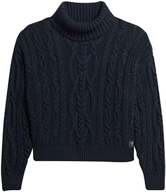 Superdry Strickpullover VINTAGE HIGH NECK CABLE KNIT