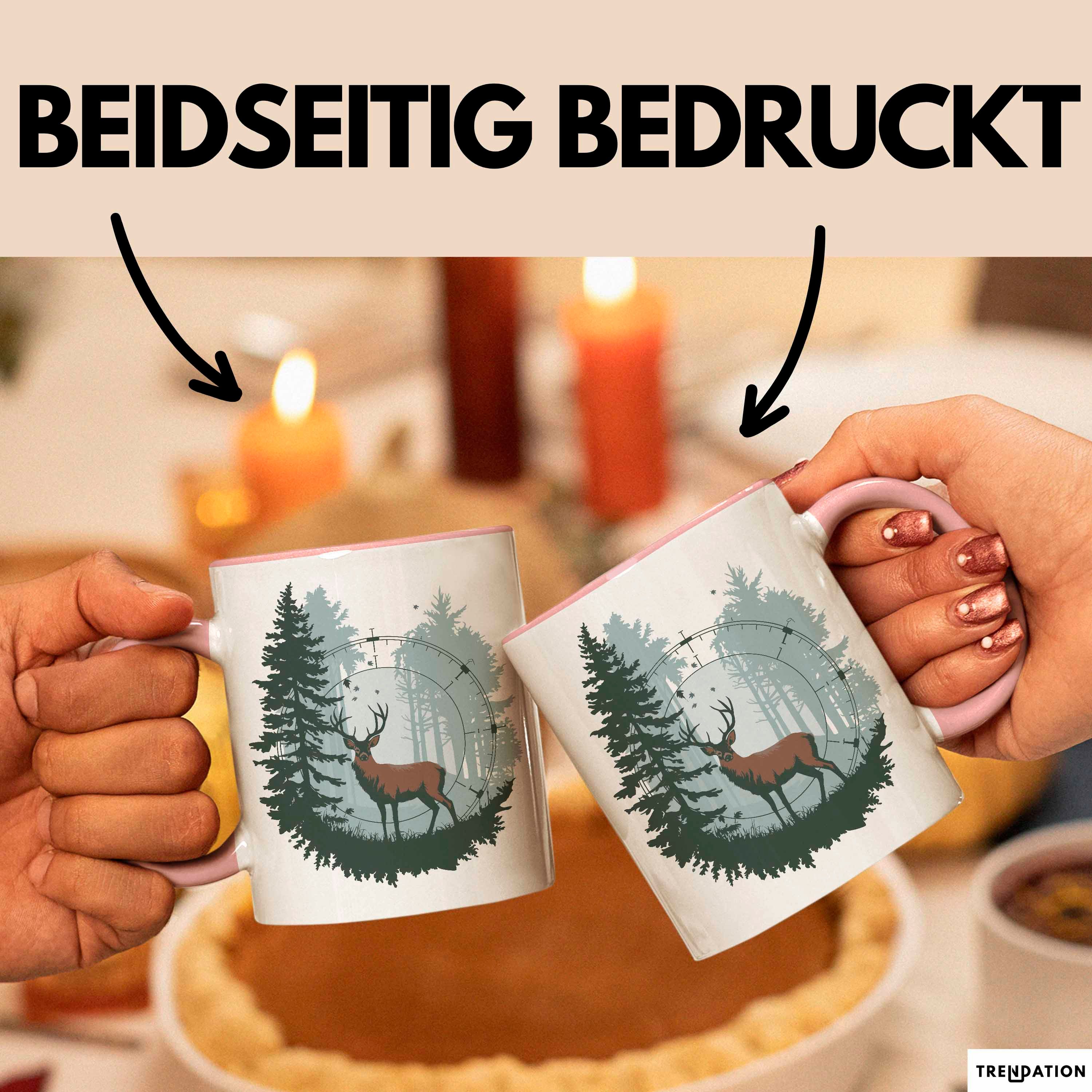 Trendation Tasse Jäger Tasse Geschenkidee für Jagdliebhaber