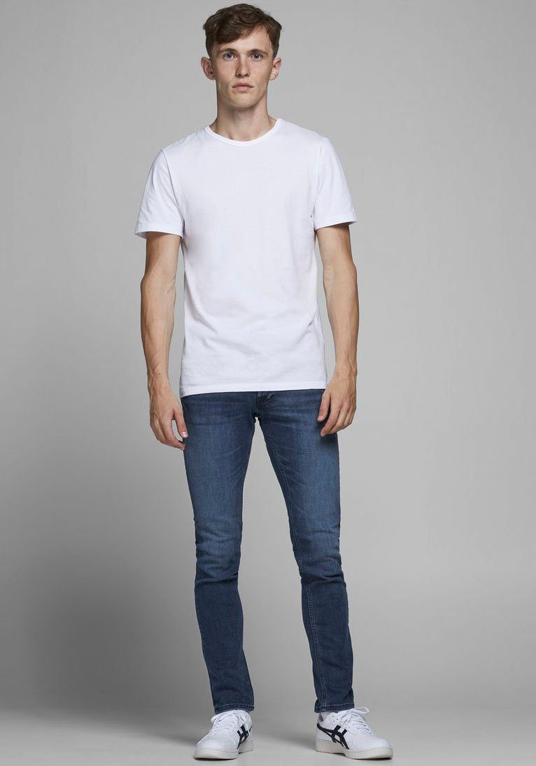 Jack & Jones Slim-fit-Jeans JJIGLENN Slim-Fit mit Stretch und praktischer 5-Pocket-Form Baumwollmischung, slim fit – Bild 4 von 5