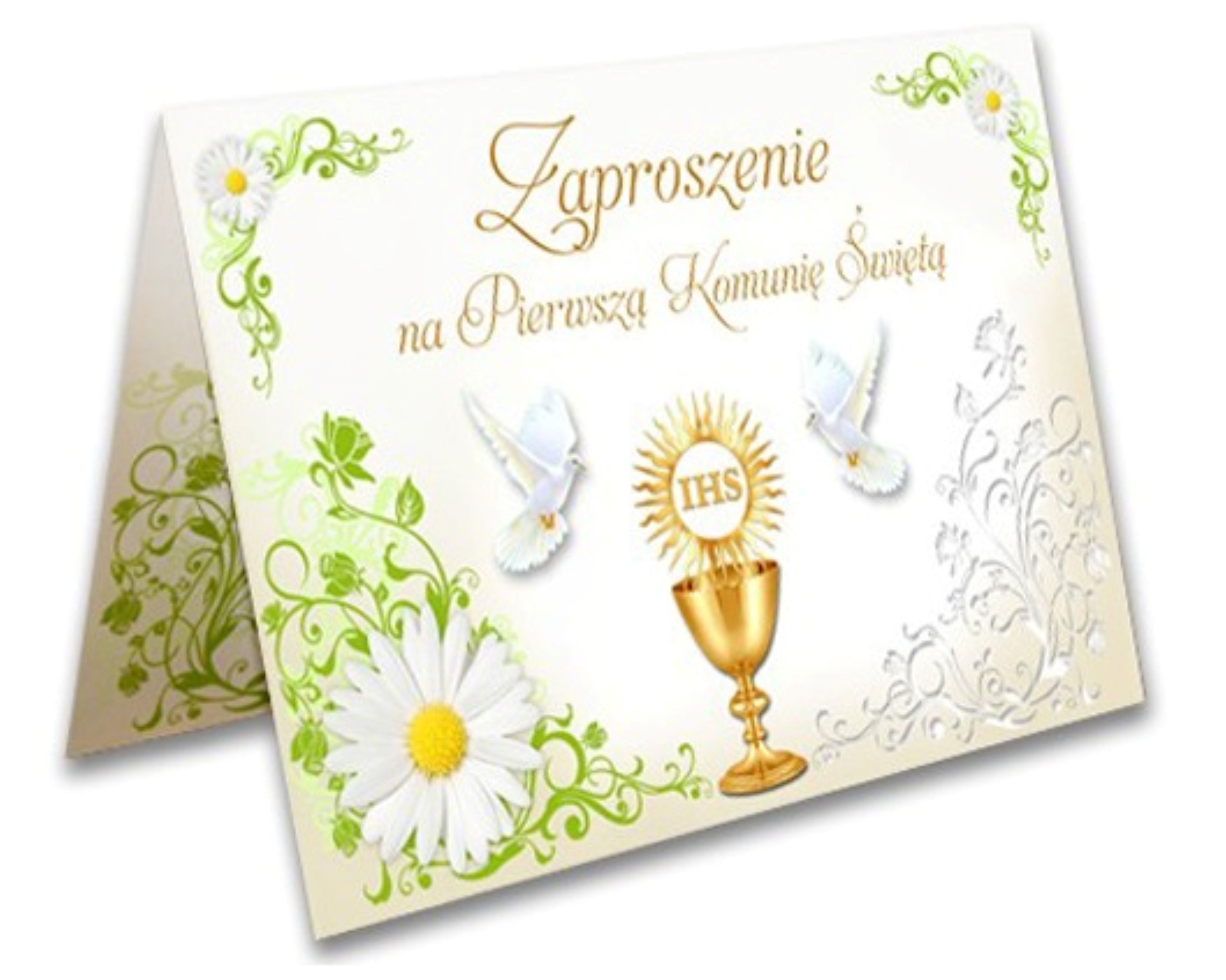 Festivalartikel Einladungskarten Einladungskarte Erstkommunion mit Umschlag 1 Stück