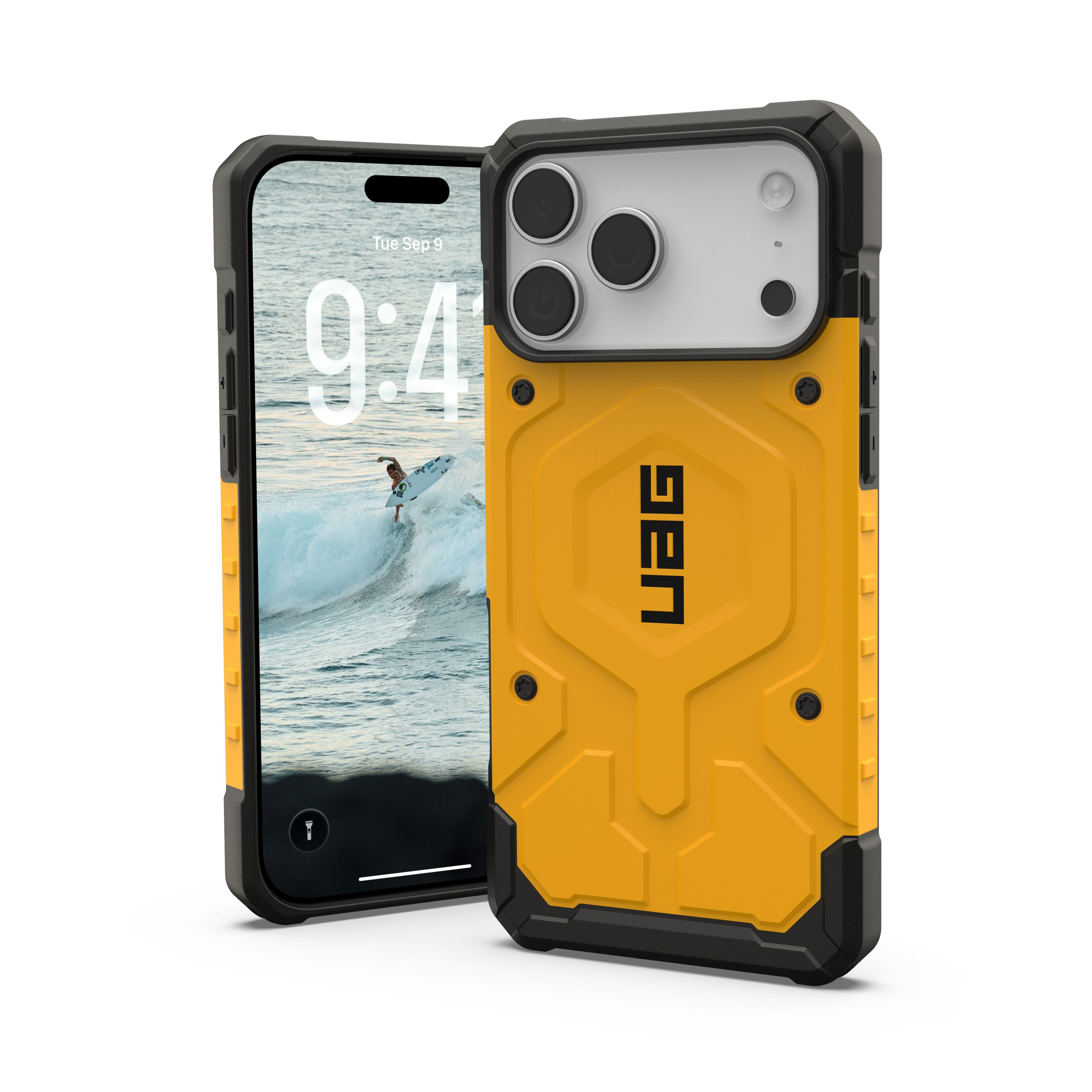 Urban Armor Gear Smartphone-Hülle Pathfinder - iPhone 17 Pro Max MagSafe Hülle, [Starker Magnetring, Fallschutz nach Militärstandard]