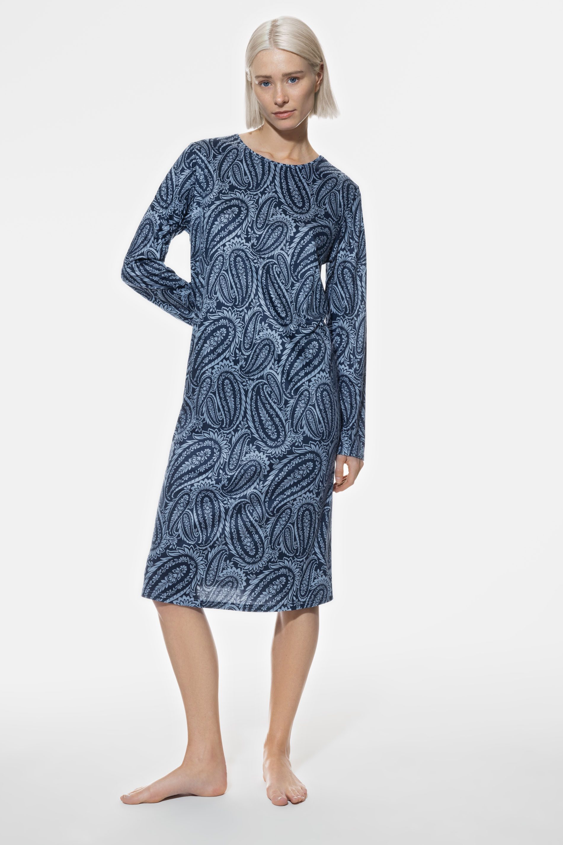 Mey Nachthemd Mey Damen Nachthemd langarm Serie Floral Paisley (1-tlg)