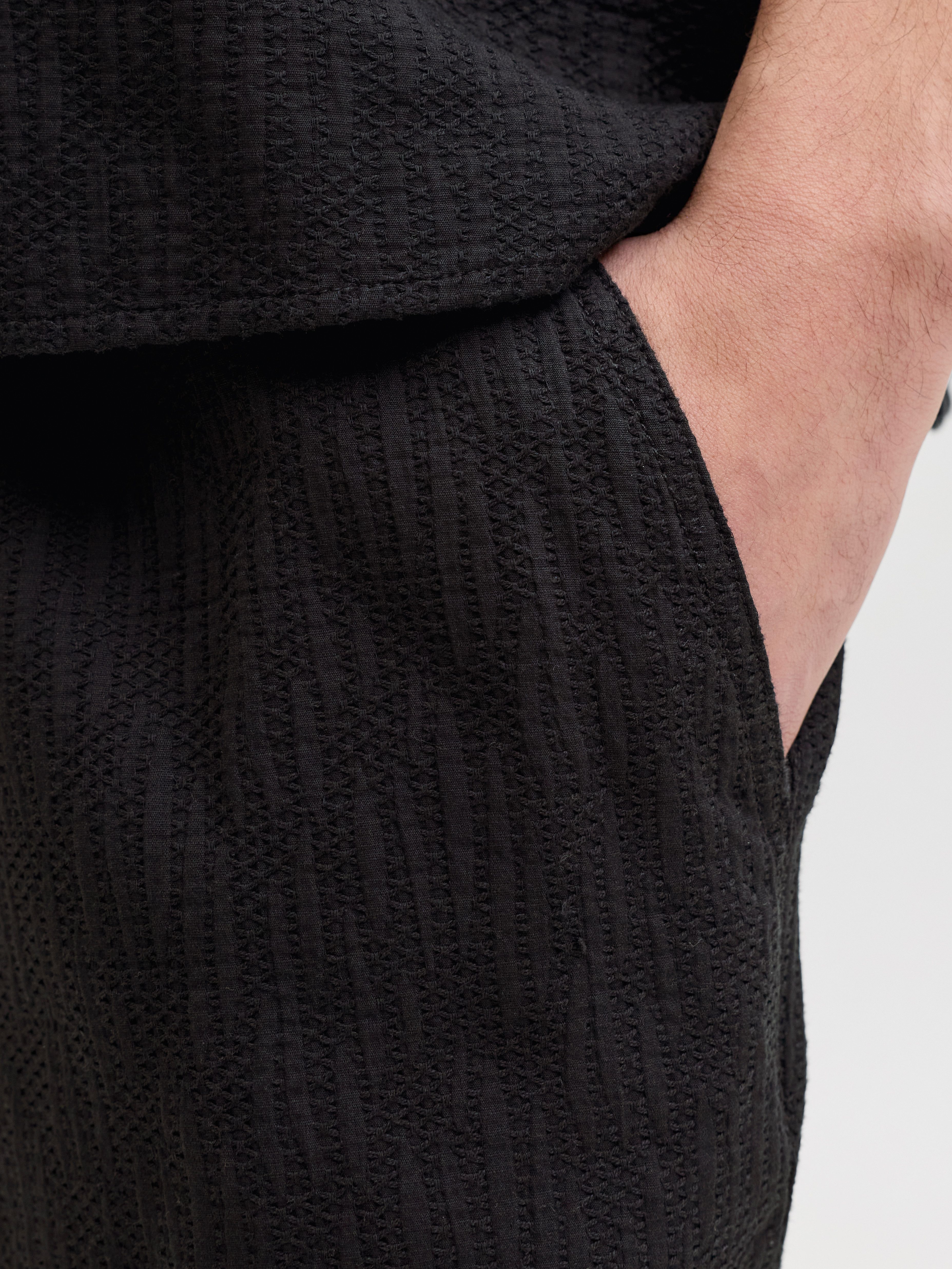 Jack & Jones Shorts JPSTJAIDEN WAVY JOGGER SHORTS REG SN Baumwolle, locker geschnitten