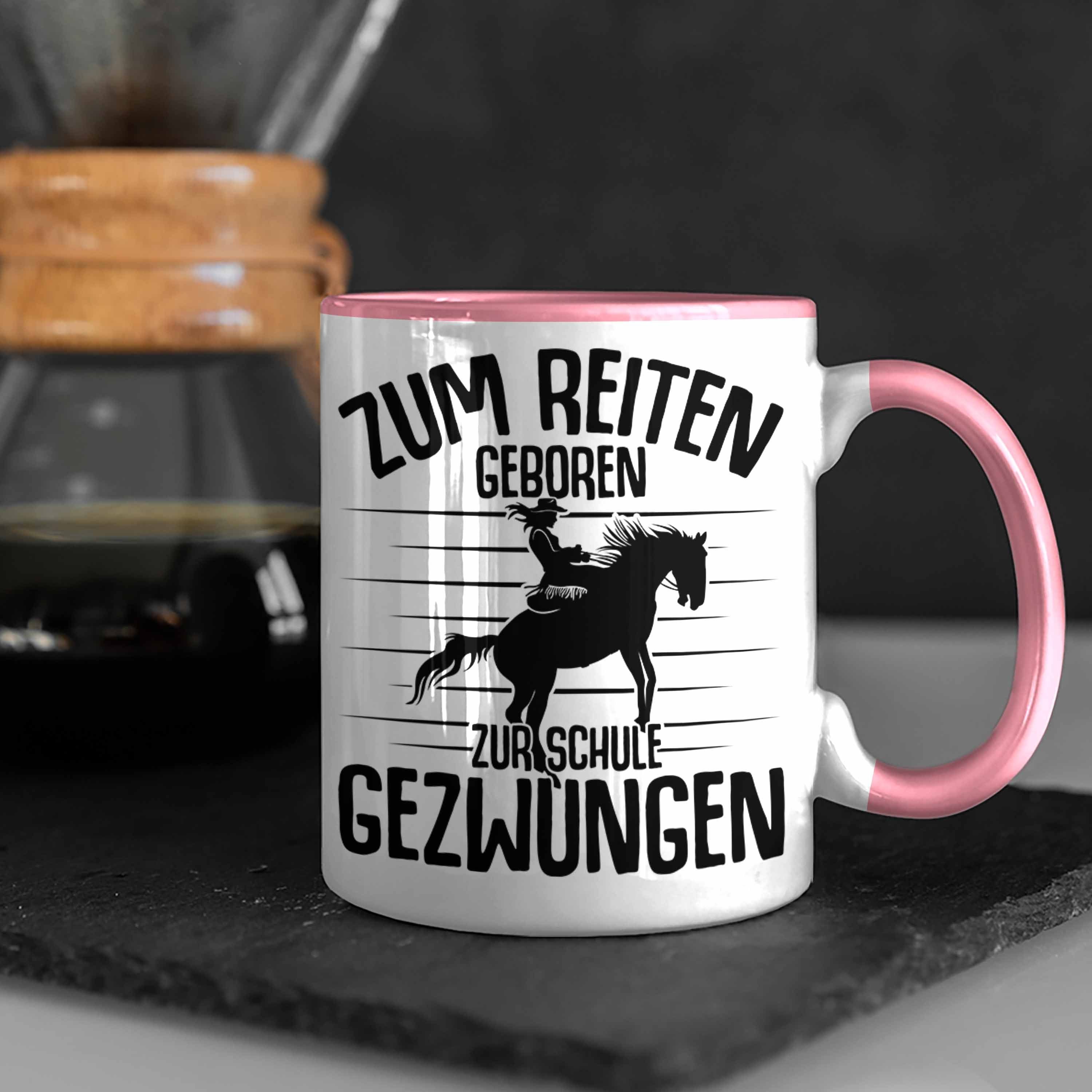 - Reiter Reiterin Mädchen Geschenkidee Rosa Reiten Geschenk Trendation Lustige Trendation Zum Geboren Tasse Tasse Pferde Sprüche