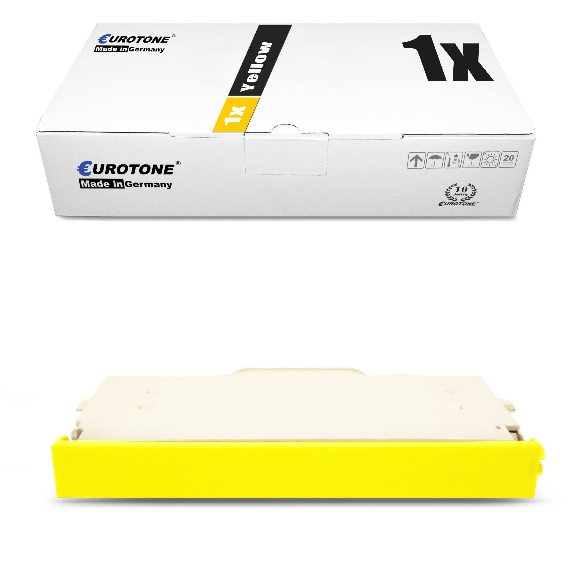 Eurotone Tonerkartusche Toner ersetzt Lexmark 0C500H2YG Yellow