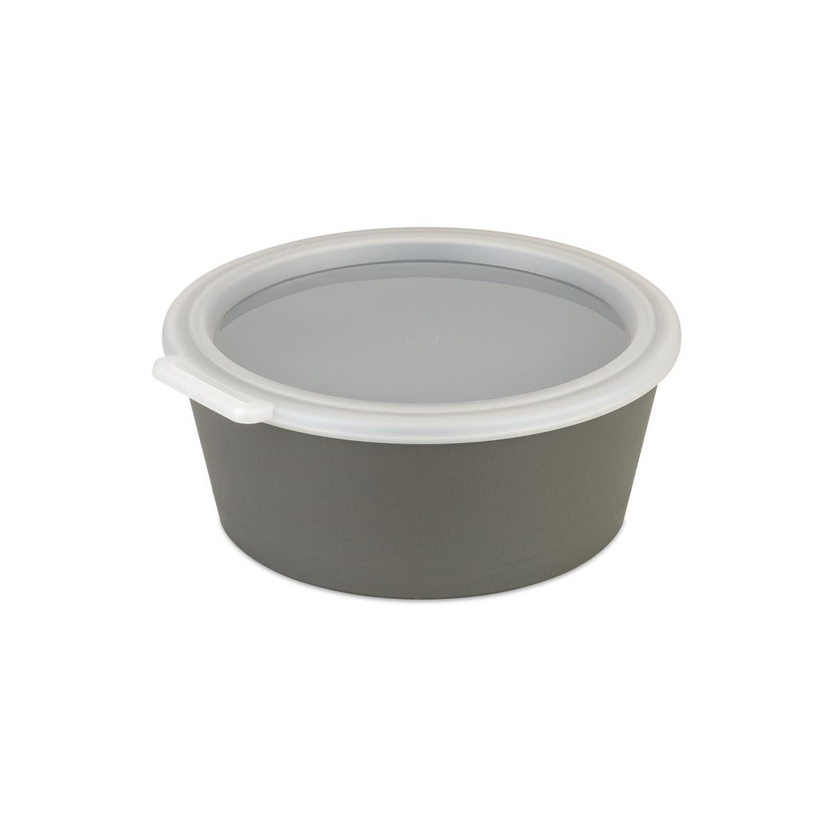 KOZIOL Geschirr-Set koziol Schale MOVE BOWL 8135800 Deckel 13l ash grey
