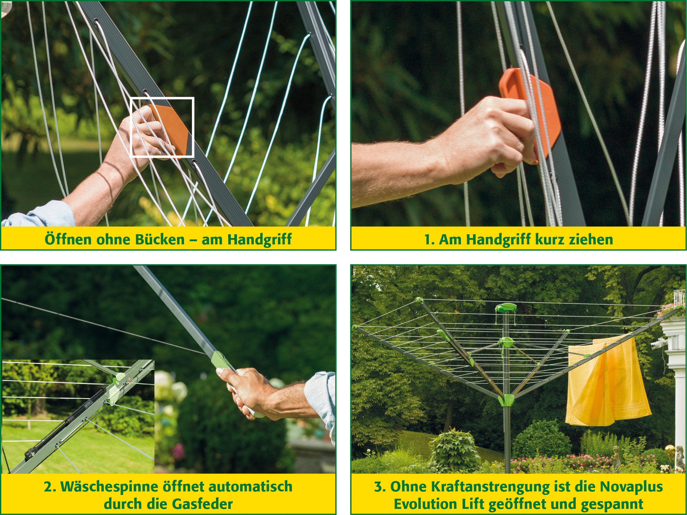 Juwel Wäschespinne Juwel Wäschespinne Novaplus Evolution Lift, Wäscheleine, für 5-6