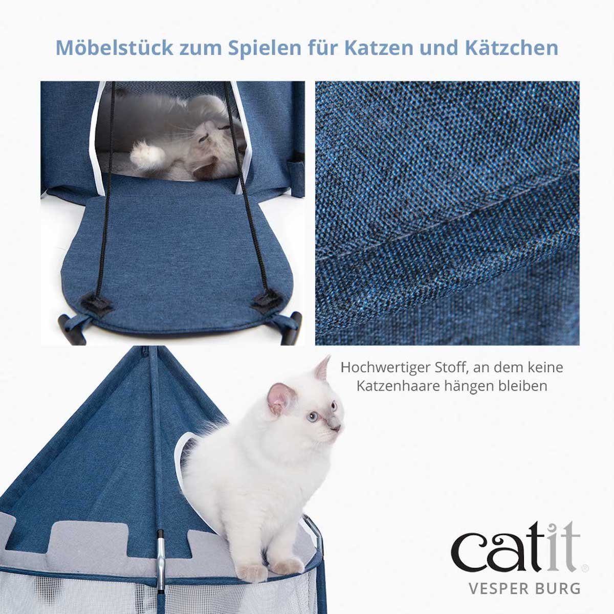 Catit Kratzbaum Vesper Castle blau
