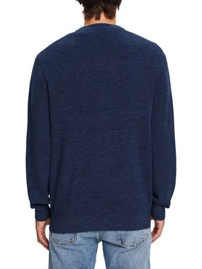 Esprit Strickjacke Cardigan mit V-Ausschnitt, 100 % Baumwolle (1-tlg)