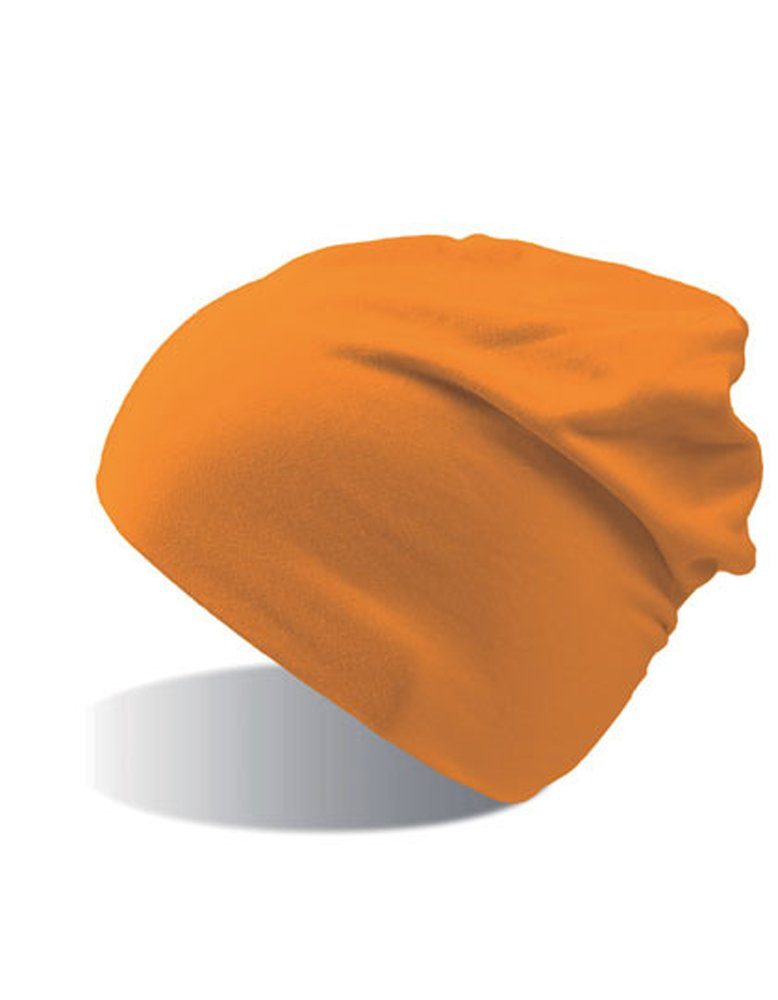 Goodman Design Beanie Stretch Beanie Mütze Doppellagiges Gewebe Orange