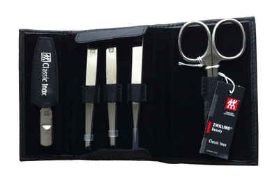 Zwilling Maniküre-Pediküre-Set Zwilling Leder-Etui 5tlg. Classic Manicure Etui Maniküreset, 5-tlg.