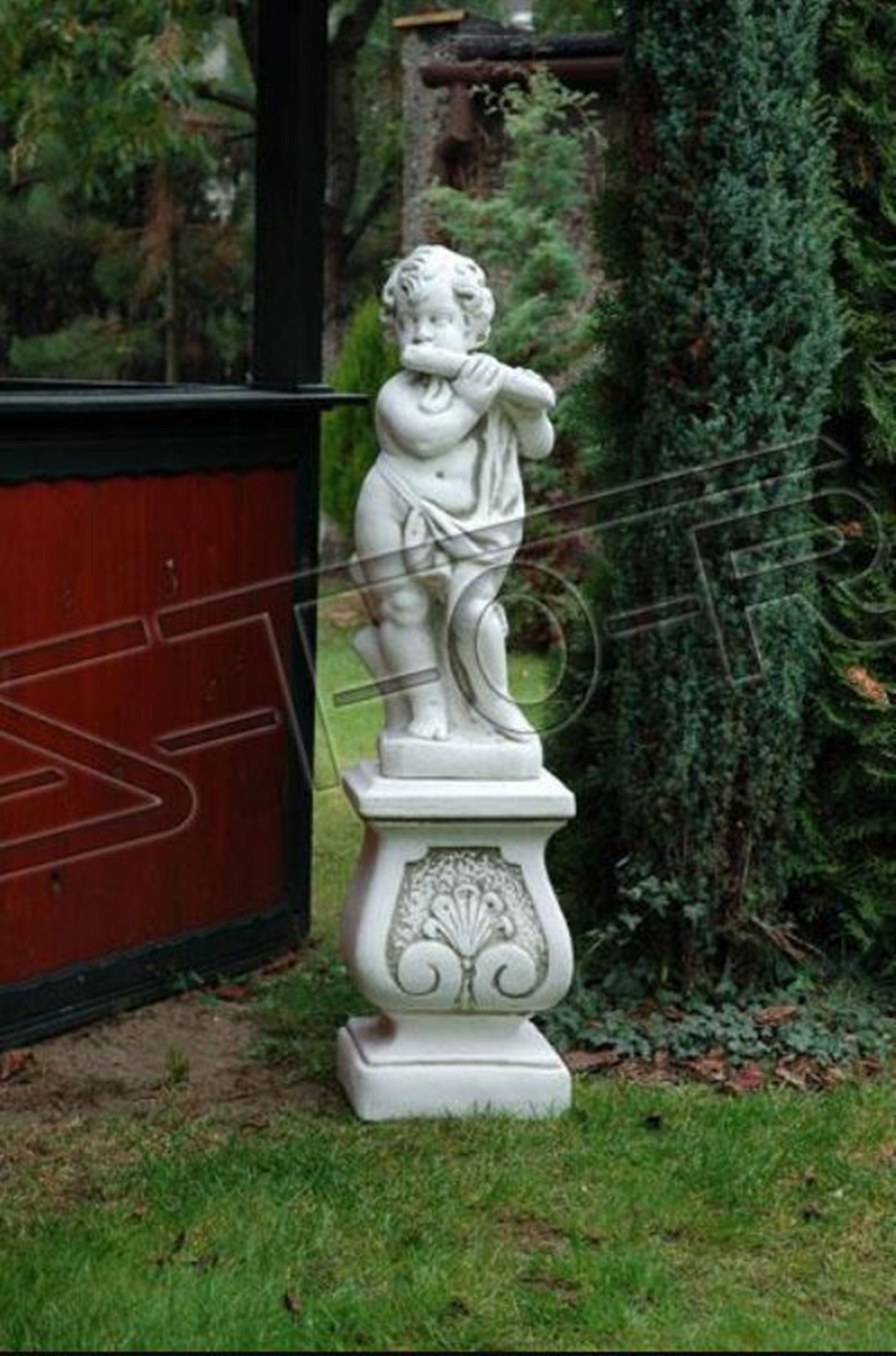 JVmoebel Skulptur Junge 70cm Figur Statue Figuren Skulptur Statuen Garten Deko