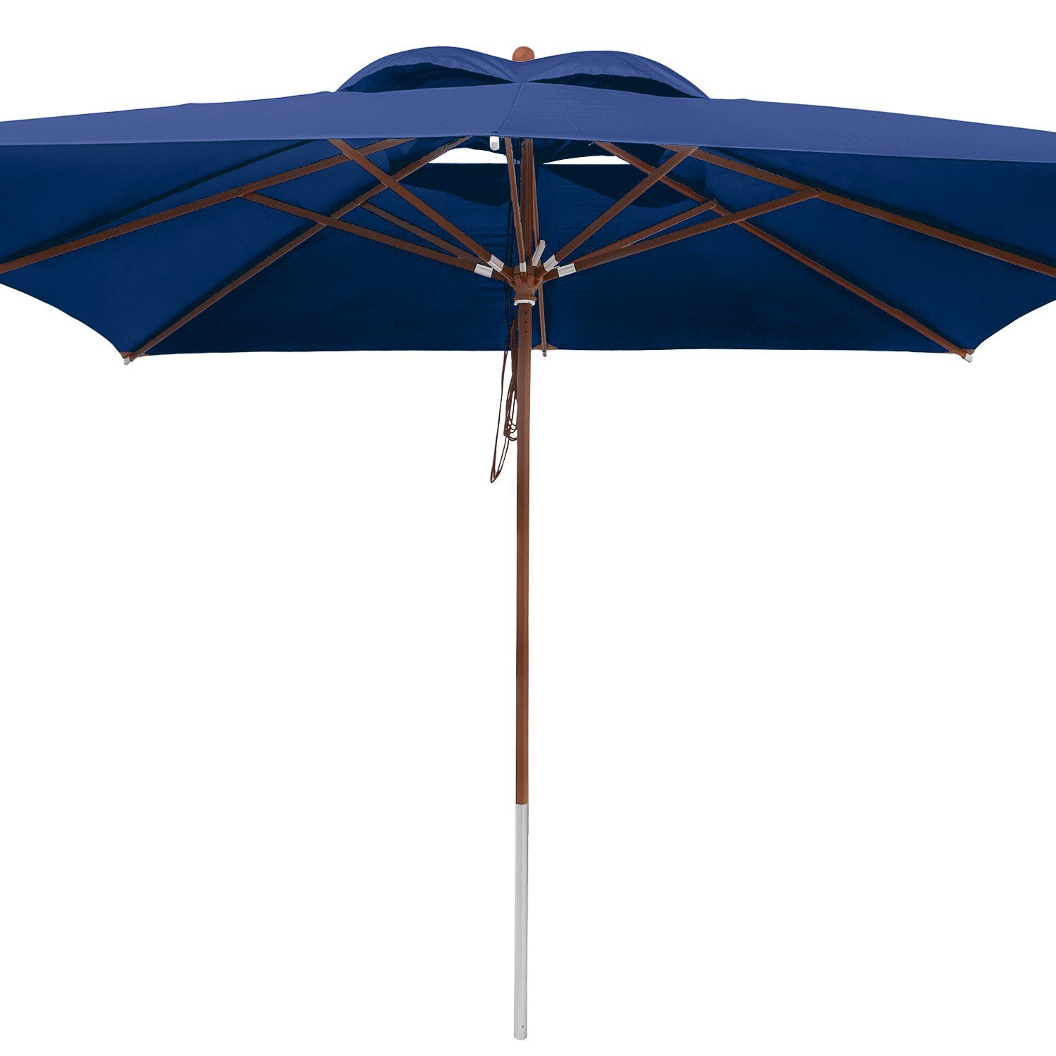 anndora-sonnenschirm Sonnenschirm 4x4 Meter quadratisch Winddach, LxB: 400,00x400,00 cm, wasserabweisende Oberflächenbeschichtung