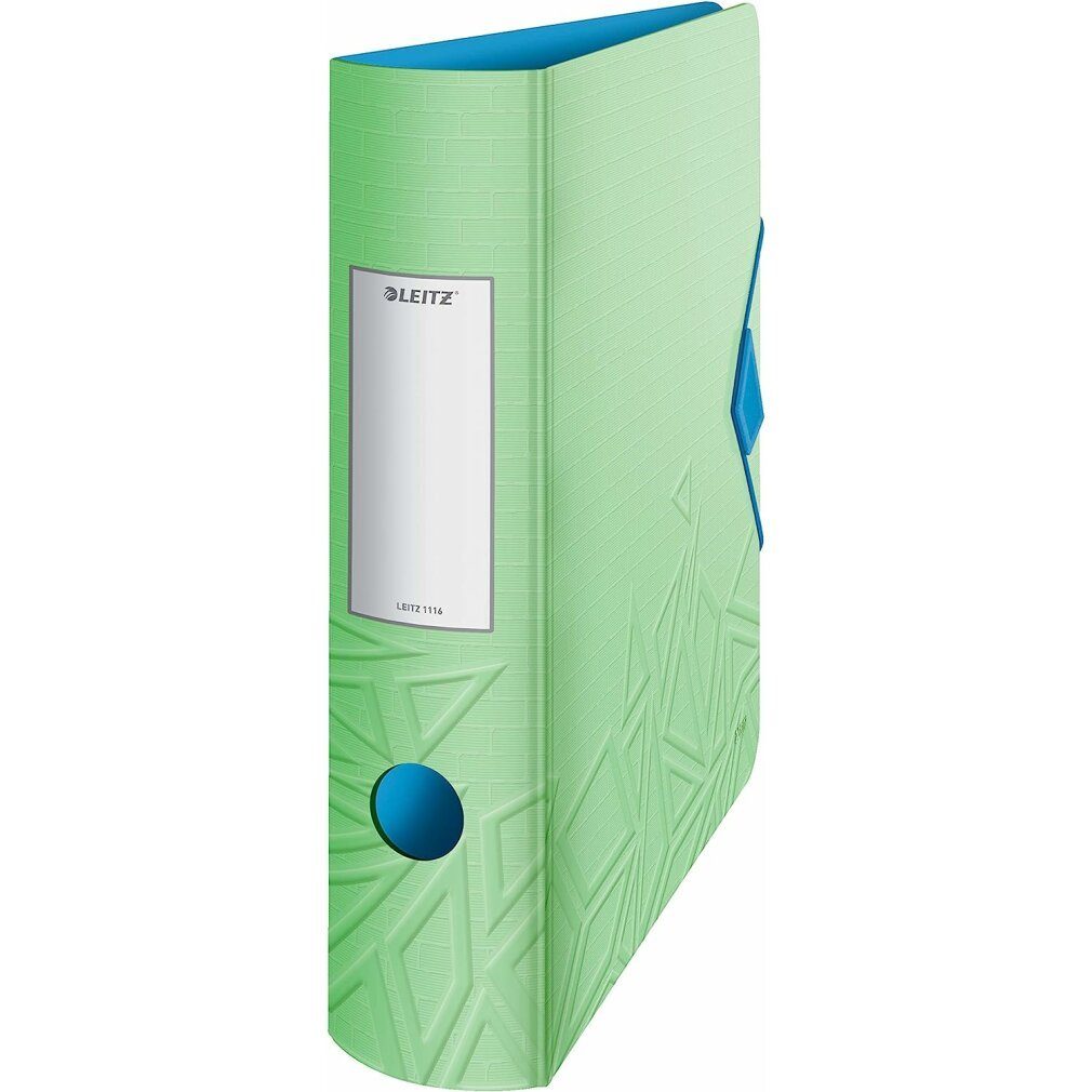 LEITZ Aktenordner Ordner 82mm Polyfoam Urban Chic grün