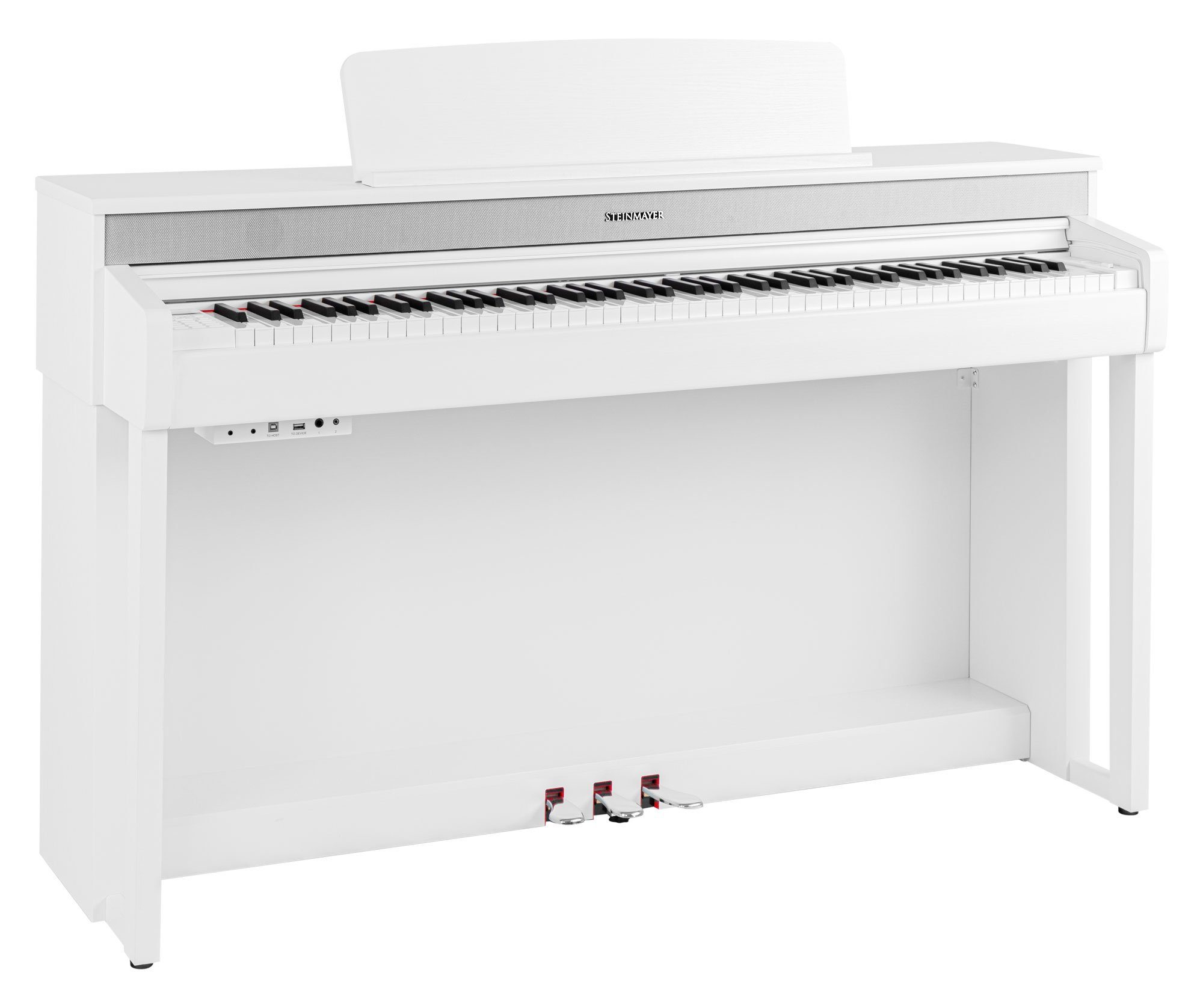 Steinmayer Digitalpiano DP-361 E-Piano - 88 Tasten mit Hammermechanik - Ebony/Ivory Touch, Layer, Split, Twin Piano, Aufnahmefunktion - Bluetooth Audio/MIDI