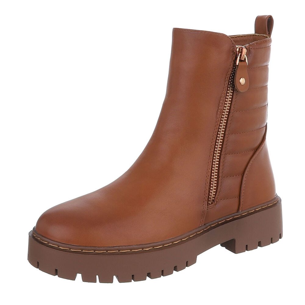 Ital-Design Damen Freizeit Plateaustiefelette (87124779) Blockabsatz günstig online kaufen