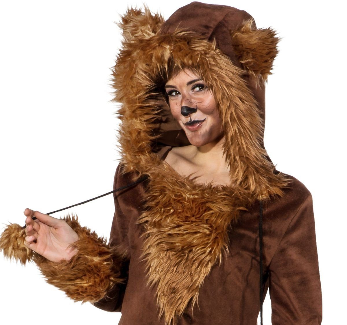 Orlob Kostüm Bär Kleid für Damen