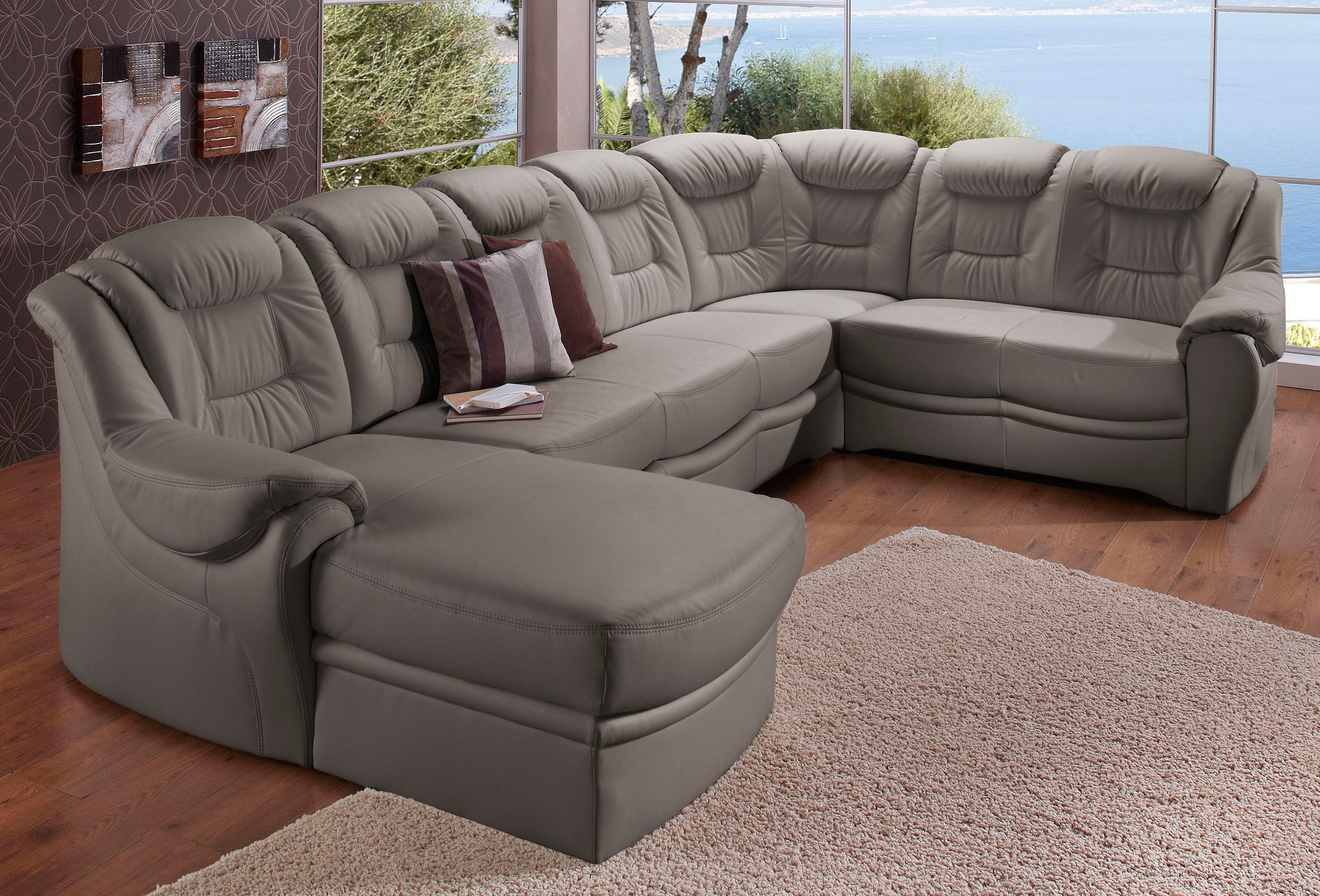 sit&more Wohnlandschaft Bellevue U-Form, wahlweise mit Bettfunktion