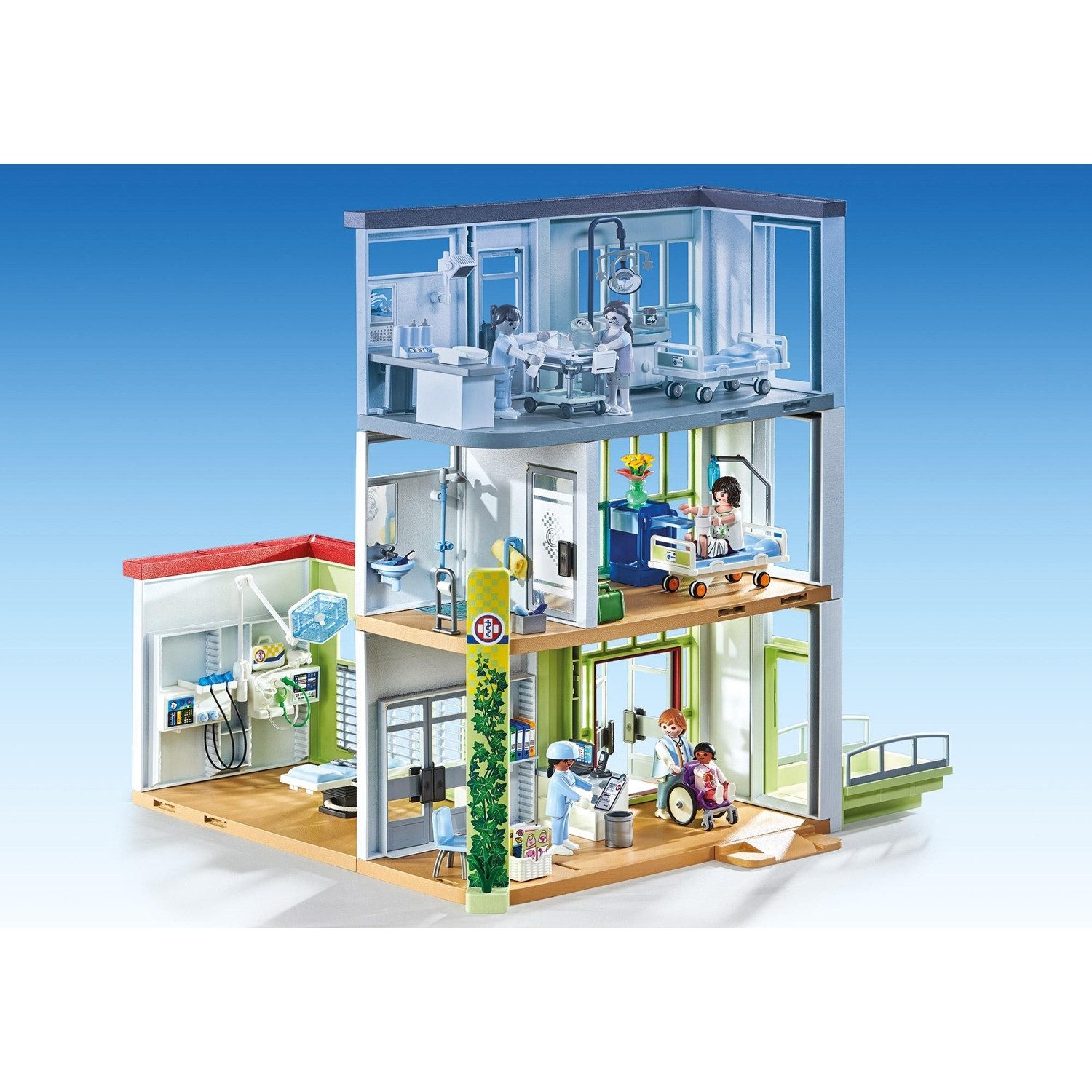 Playmobil® 71615-16 2er-Set Modernes Krankenhaus + Entbindungsstation Konst günstig online kaufen