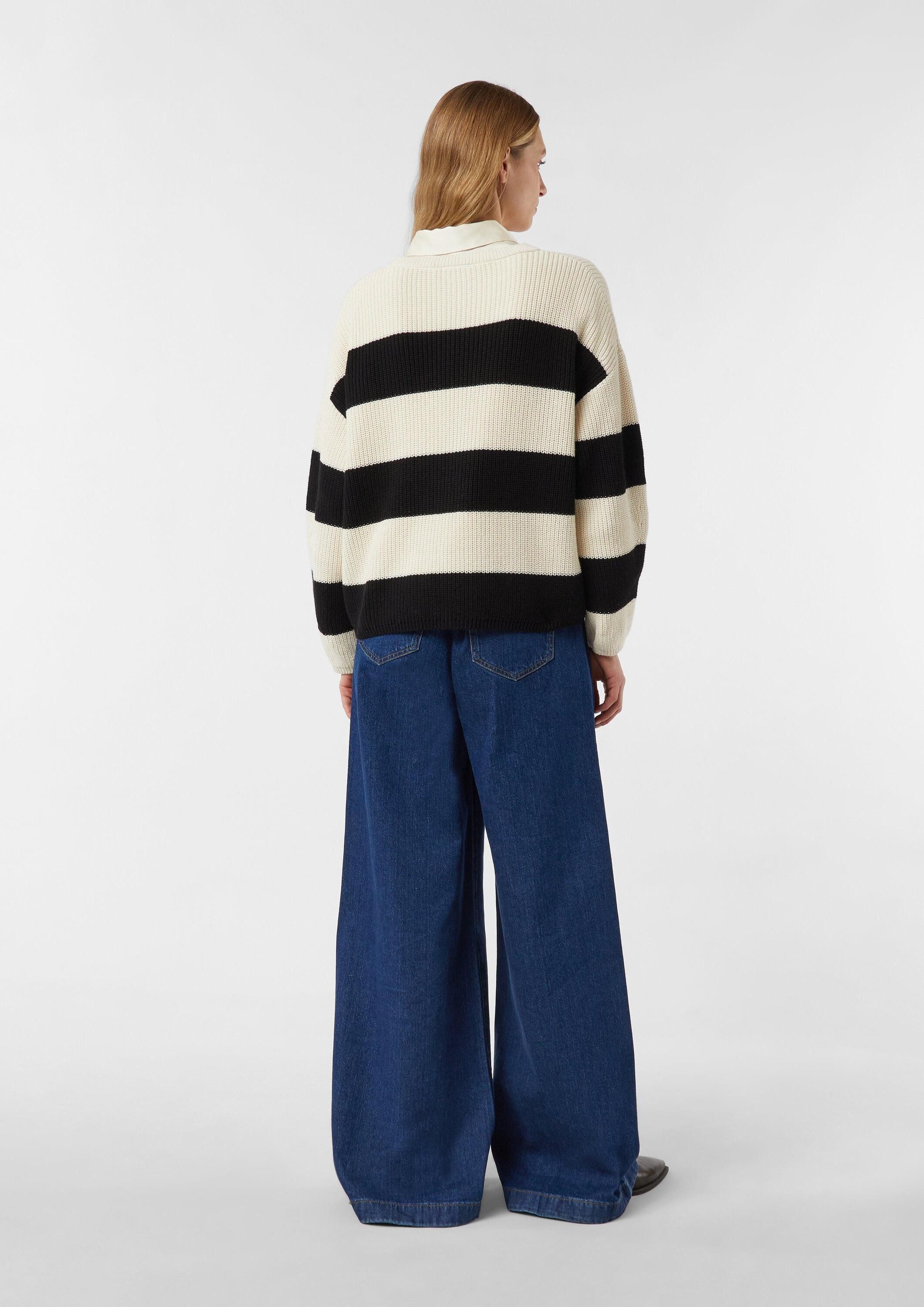 comma Longpullover Strickpullover Oversize-Strickpullover