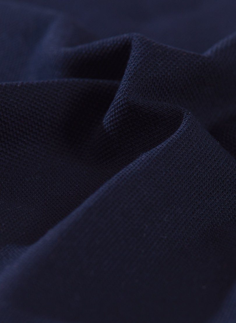 TRIGEMA Poloshirt navy in Piqué-Qualität Poloshirt Trigema