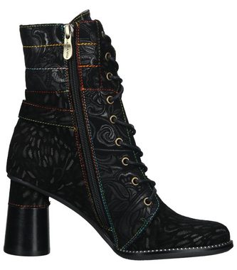 LAURA VITA Stiefelette Leder/Textil Schnürstiefelette