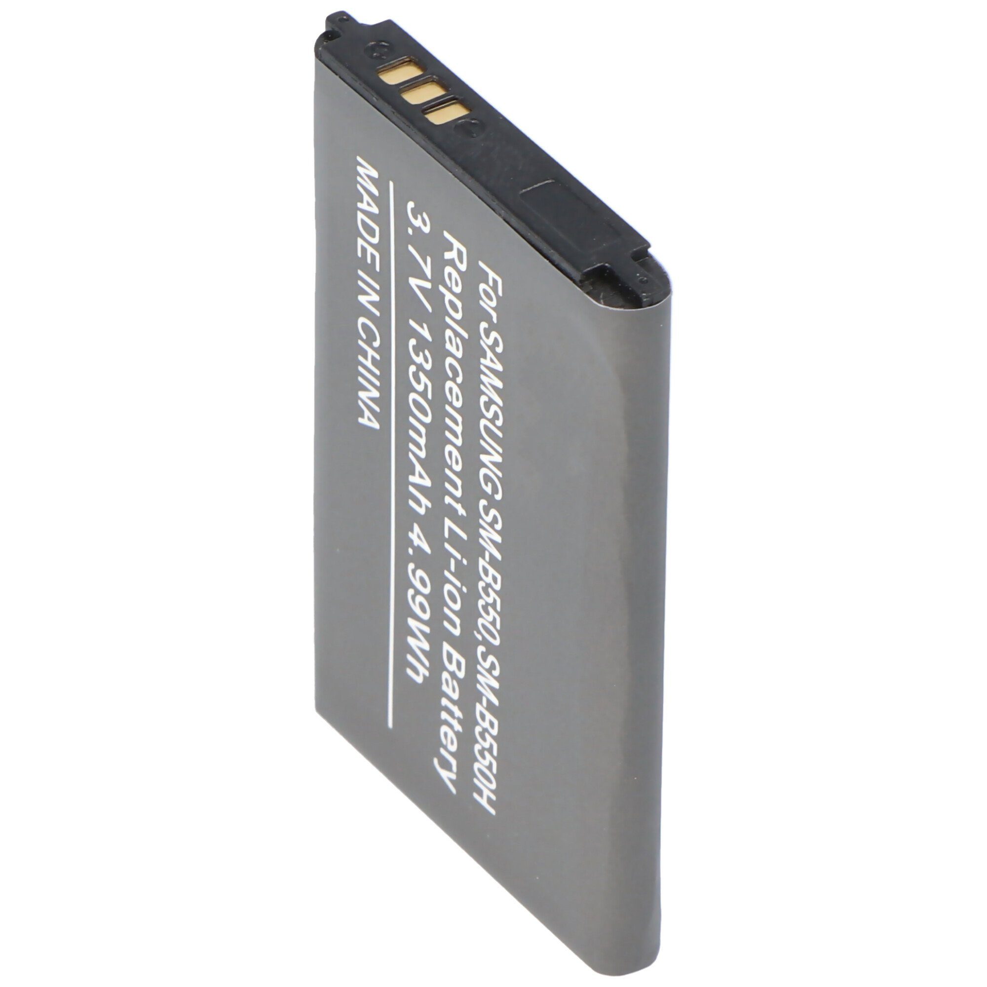 AccuCell EB-BB550ABE Akku passend für Samsung SM-B550, SM-B550H, XCover 550 (k Akku 1350 mAh (3,7 V)