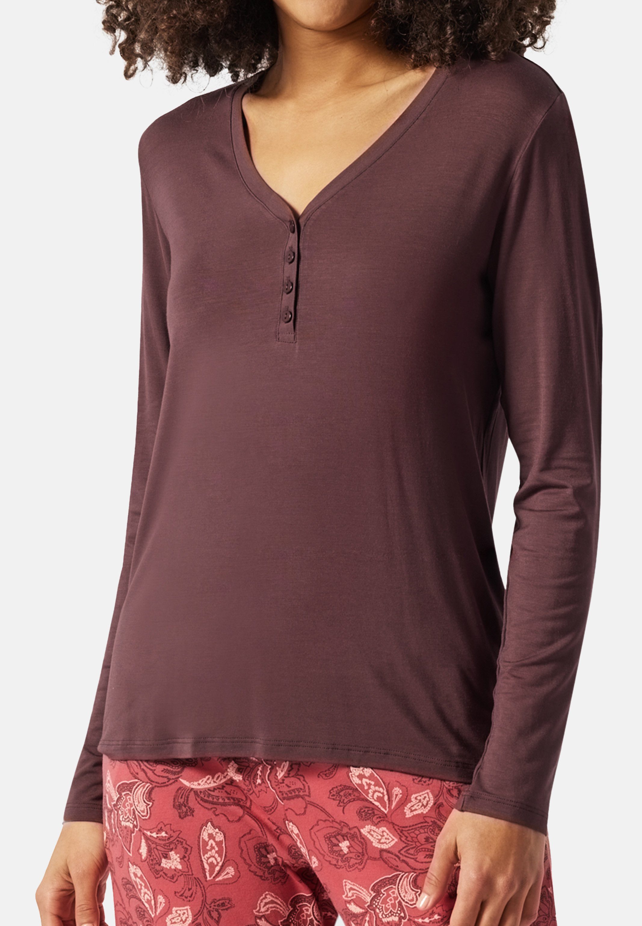 Maglia Henley Manica Lunga Schiesser - Pigiama Comodo In Cotone 100% Per Uomo - Foto 11